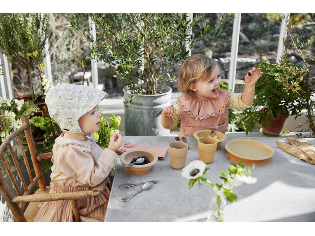 Набір дитячого бамбукового еко-посуду